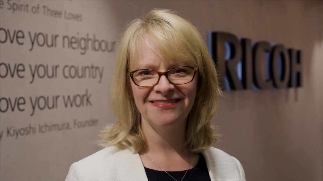 Nicola Downing, CEO of Ricoh Europe