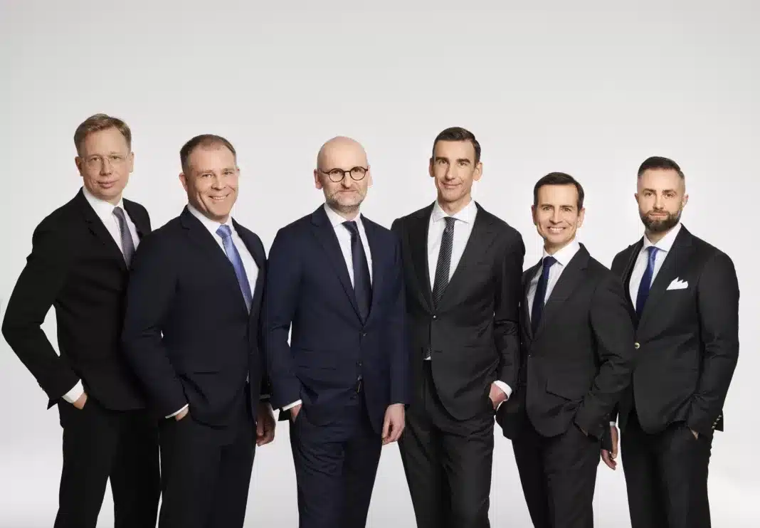 Pinsent Masons in Poland, from left – Błażej Zagórski, Maciej Jodkowski, Bartłomiej Kordeczka, Jakub Marcinkowski, Piotr Staniszewski, Bartosz Nojek.