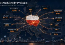 Poland’s Workforce by Profession: Top Jobs, Ageing Workforce and AI Risk poland workforce