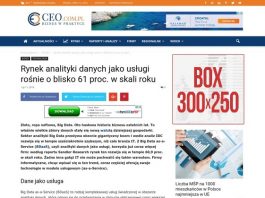 300 x 250 reklama box CEO Magazyn Polska