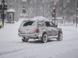 Śnieg samochód