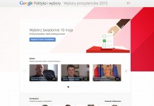 Google strona wybory 2015