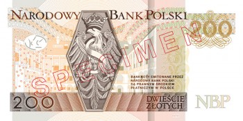 Narodowy Bank Polski zaprezentował banknot o nominale 200 zł ze zmodernizowanymi zabezpieczeniami, który będzie wprowadzany do obiegu od lutego 2016 r.
