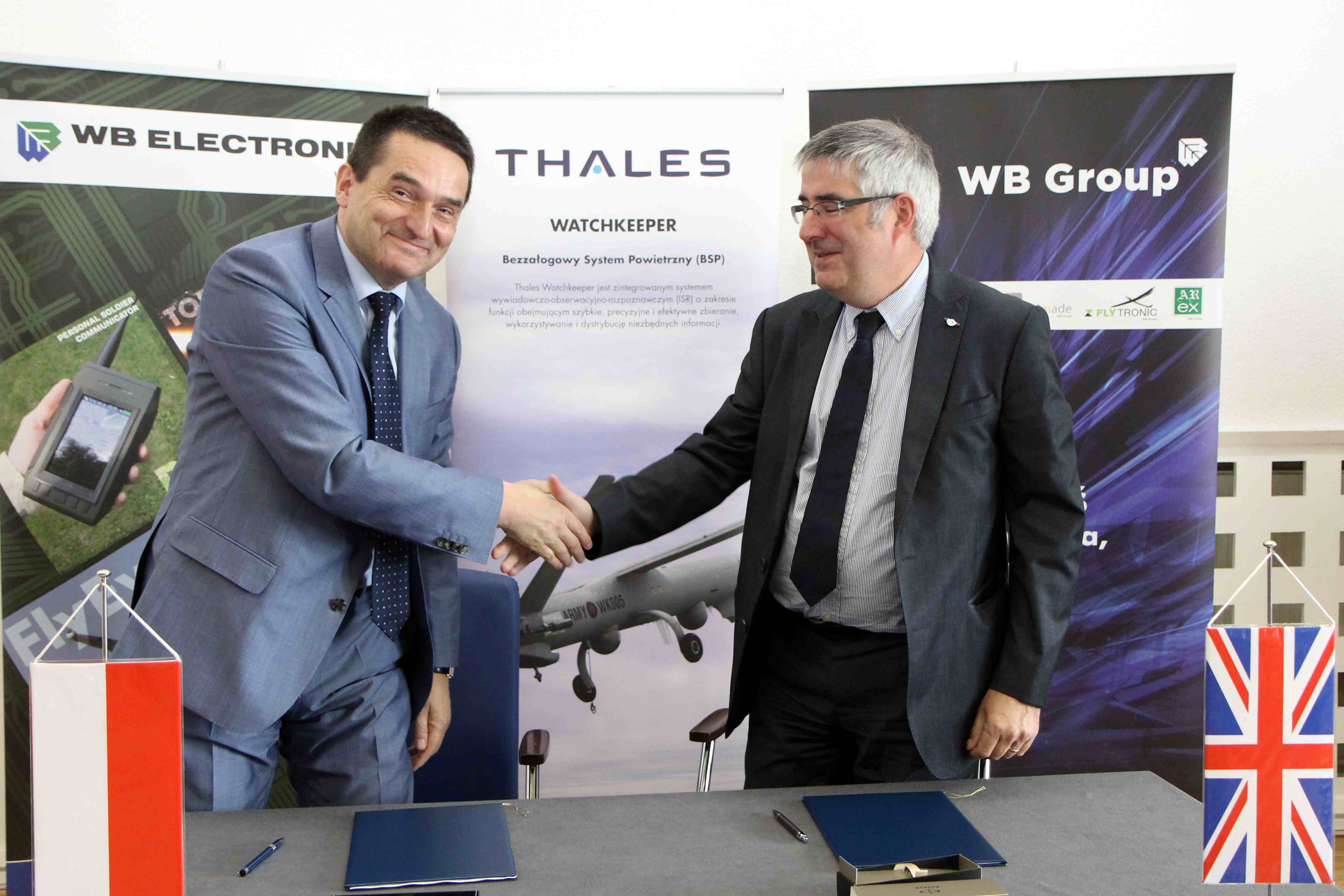 Dnia 8 lipca WB Electronics i Thales podpisały porozumienie o współpracy w dziedzinie systemów bezzałogowych