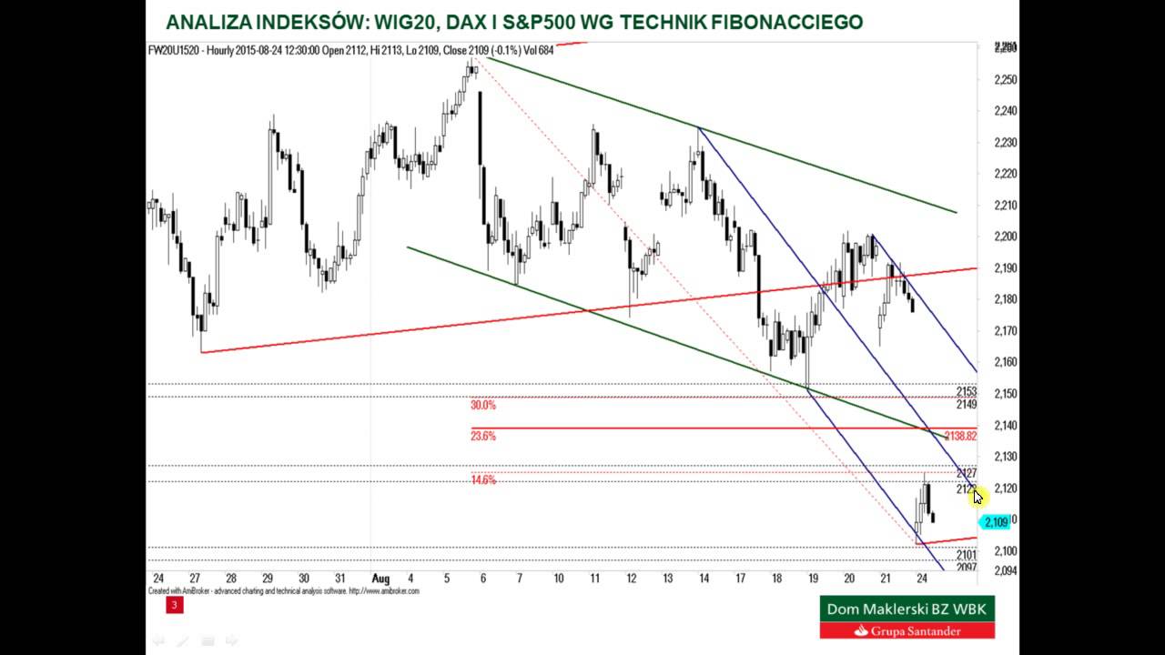 Analiza WIG20, DAX i S&P500 – 24.08.2015