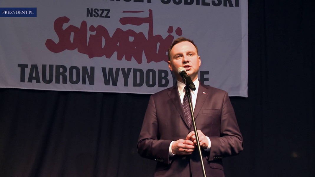 Prezydent w Jaworznie na Święcie Górnika
