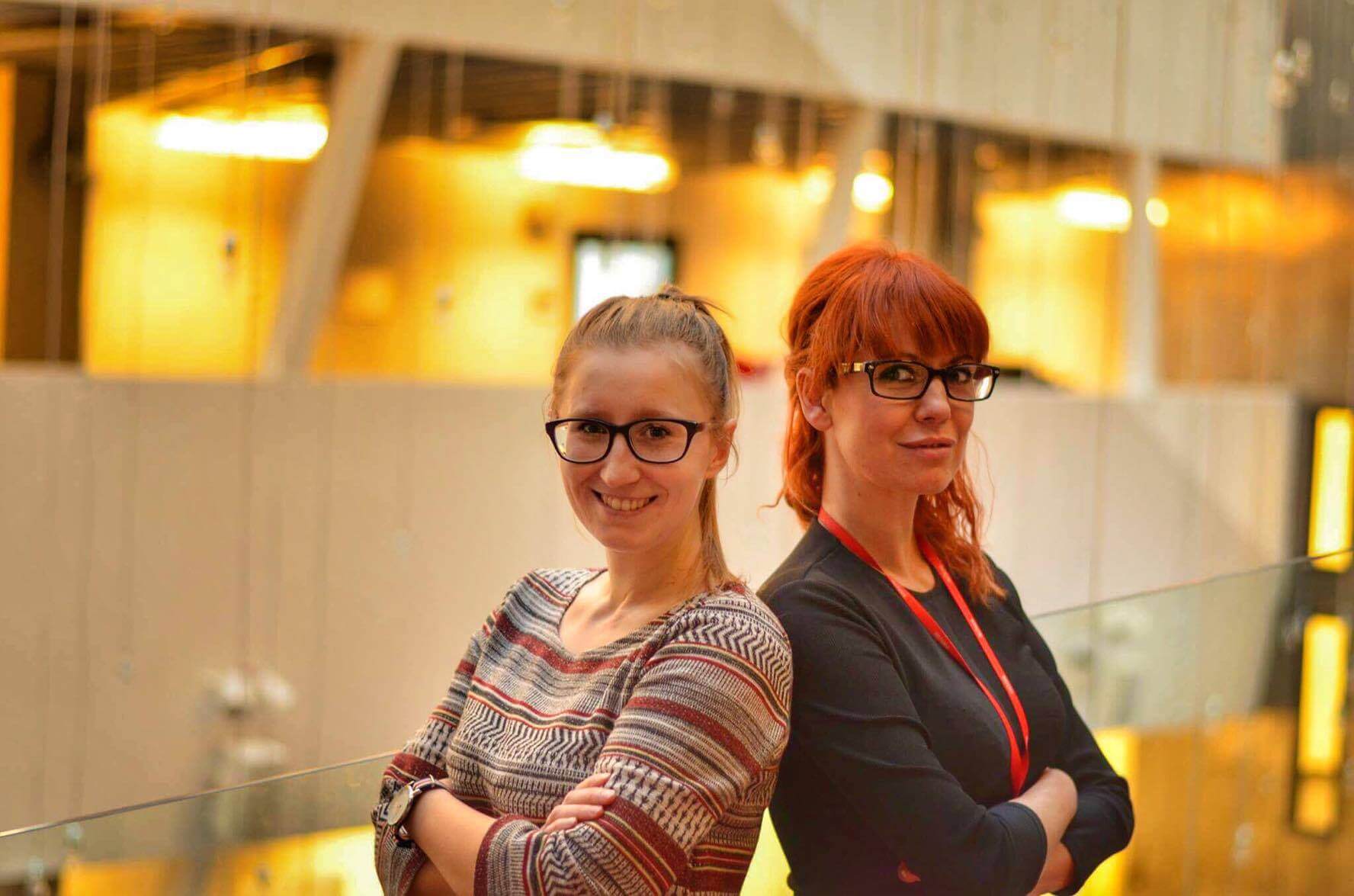 Katarzyna Bienussa i Diana Drobniak z ContentHouse