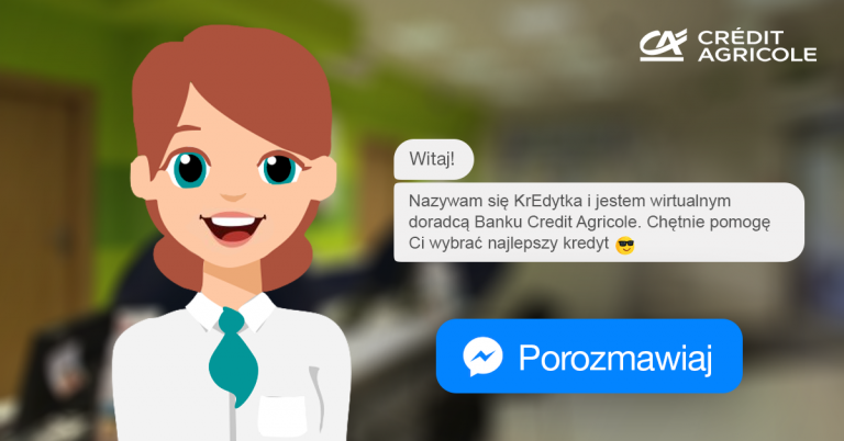 Bot pomoże wybrać kredyt w Credit Agricole