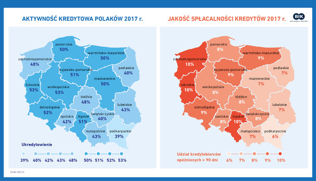 Kredytowy portret Polaków 2017 – dane BIK.