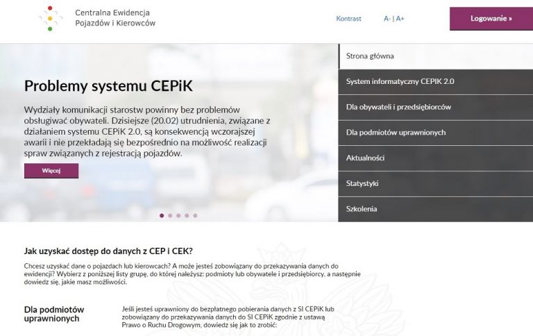 Komornicy wciąż mają poważny problem z CEPiK-em. Na dane o pojazdach czekają nawet kilka tygodni
