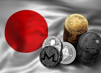 90252233 – stack of bitcoin coins on japanese flag. situation of bitcoin and other cryptocurrencies in japan concept. 3d rendering