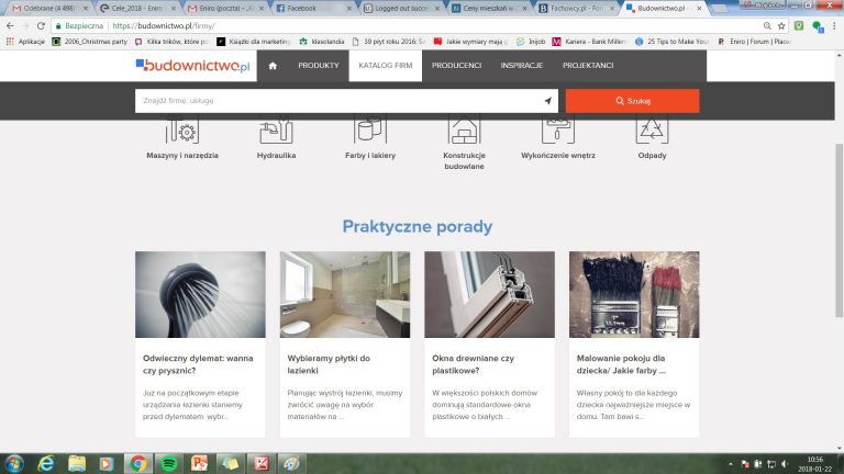 Już ponad 800 000 produktów do porównania w serwisie Budownictwo.pl