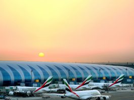 Linie Emirates - samoloty, lotnisko