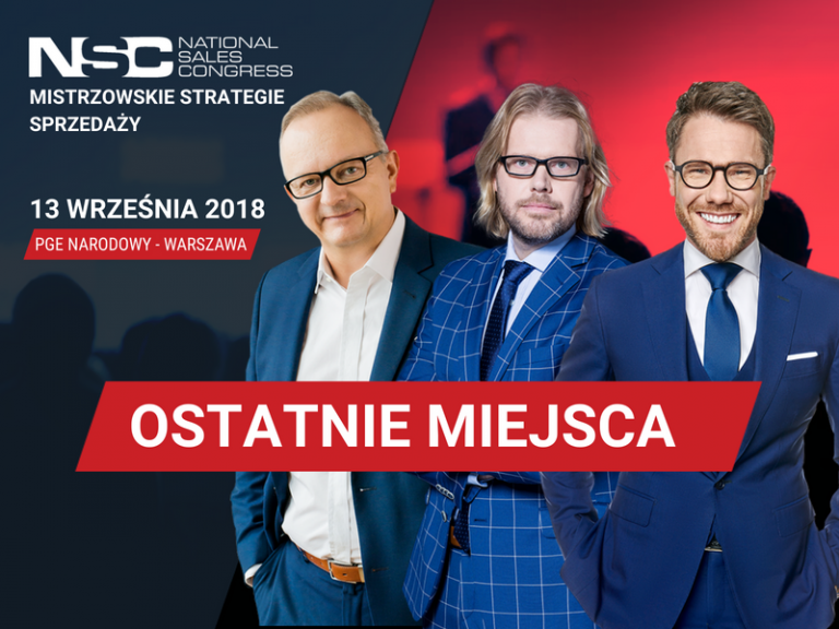 Ostatnie miejsca na National Sales Congress. Wydarzenie już 13 września na PGE Narodowym w Warszawie