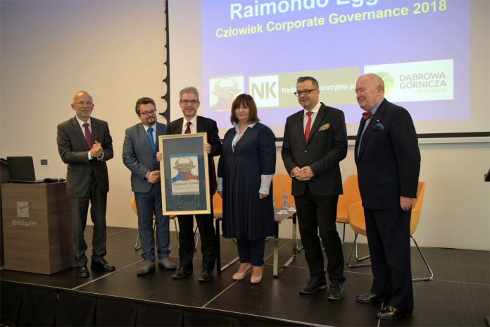Człowiekiem Corporate Governance 2018 został Raimondo Eggink