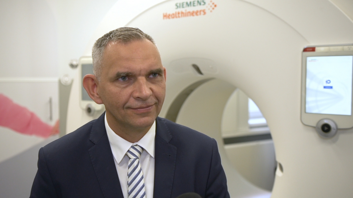 Najnowocześniejszy tomograf komputerowy w szpitalu w Opolu. Umożliwi badania bez znieczulenia i spowolni rytm serca pacjenta 1