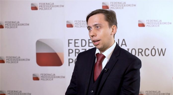 Łukasz Kozłowski, główny ekonomista Federacji Przedsiębiorców Polskich