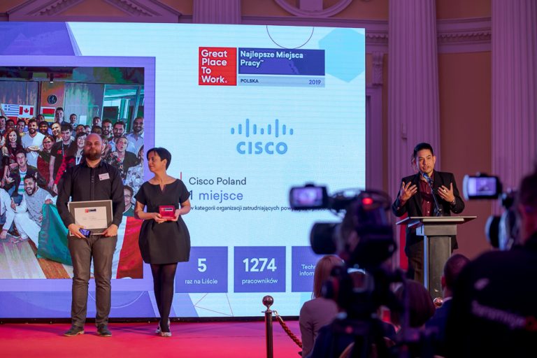 Cisco ponownie najlepszym miejscem do pracy w Polsce