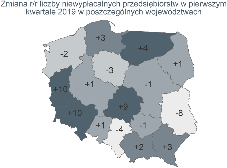 Rekordowo wysoka kwartalna liczba niewypłacalności polskich firm 6