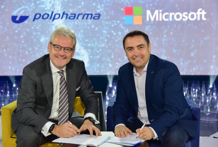 Strategiczna współpraca Polpharmy i Microsoft nad wdrażaniem koncepcji Fabryki Przyszłości