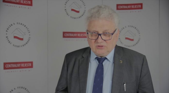 Jerzy Sobański, ekspert Polskiej Federacji Rynku Nieruchomości