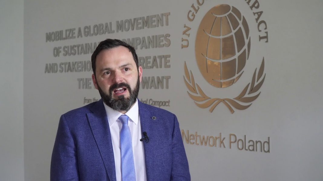 Kamil Wyszkowski, reprezentant i prezes rady Global Compact Network Poland