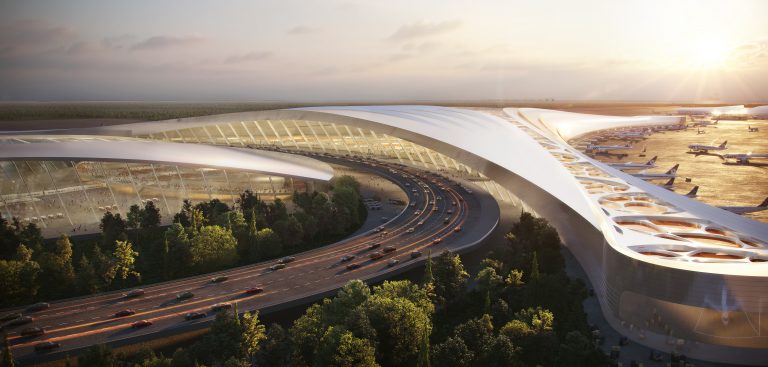 Jak może wyglądać Centralny Port Komunikacyjny? Mamy nowe koncepcje architektoniczne lotniska