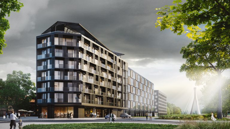Warszawa zyskała kolejny apartamentowiec. Nowoczesny budynek stanął przy ul. Dobrej 32