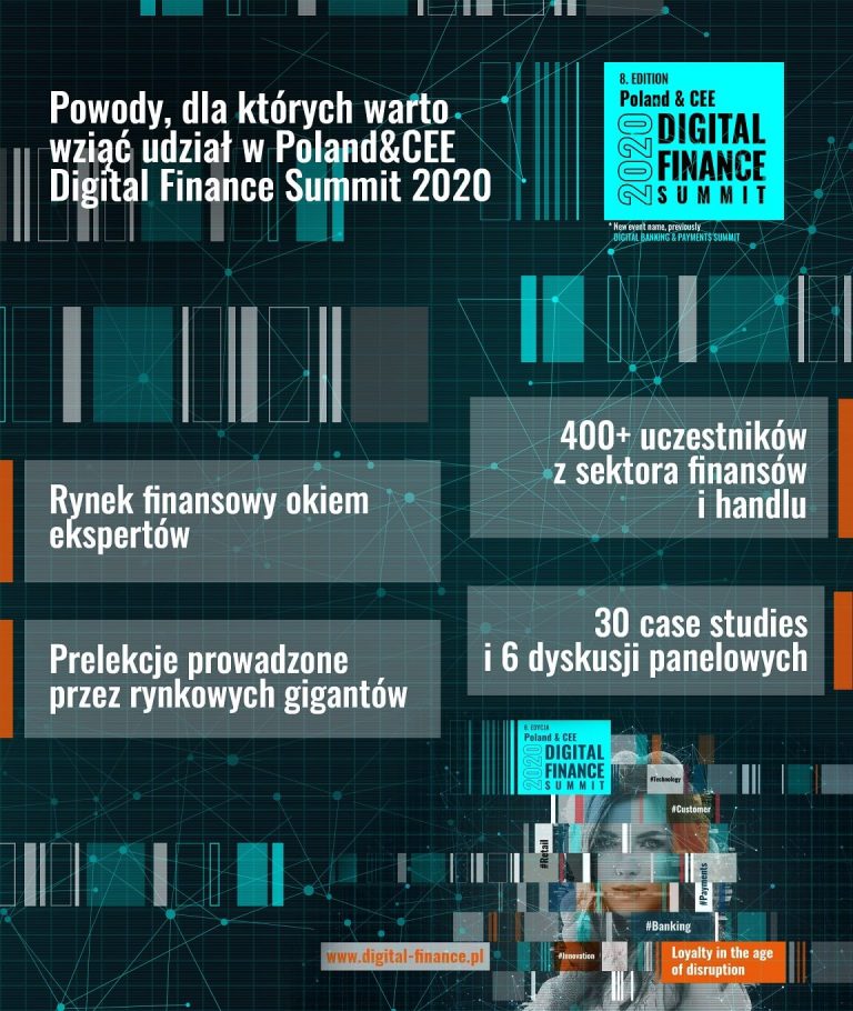 Powody, dla których warto być na Poland&CEE Digital Finance Summit 2020