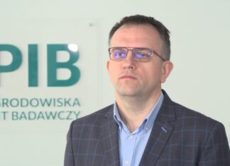 dr inż. Krystian Szczepański, dyrektor Instytutu Ochrony Środowiska – Państwowego Instytutu Badawczego