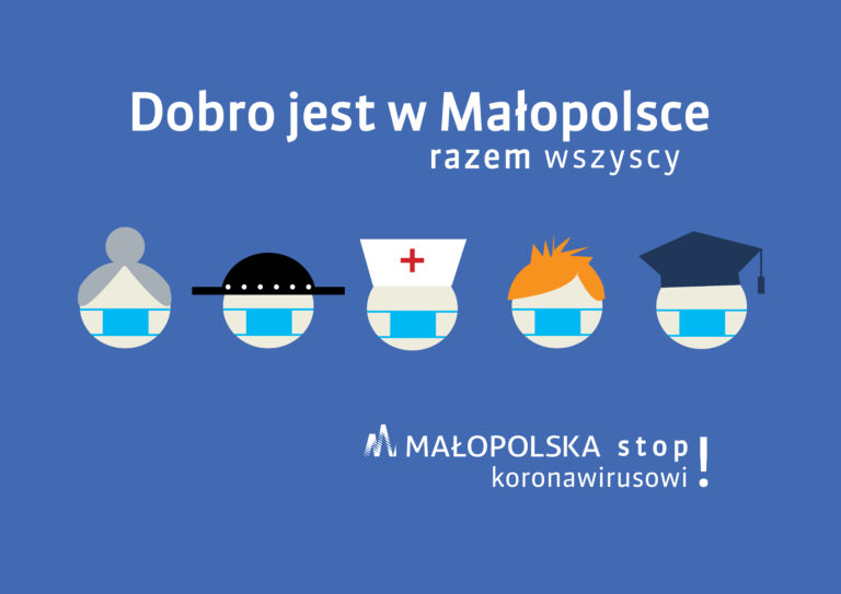 Kampania społeczno-informacyjna województwa małopolskiego ws. koronawirusa