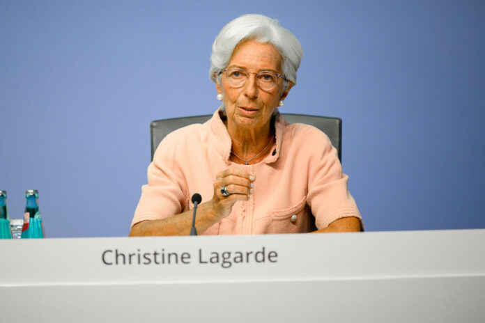Christine Lagarde, Europejski Bank Centralny