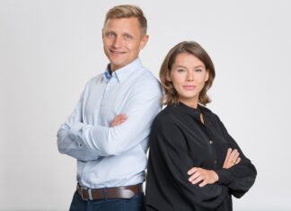 Założyciele Clicktrans: Michał Brzeziński i Agnieszka Korzeniewska