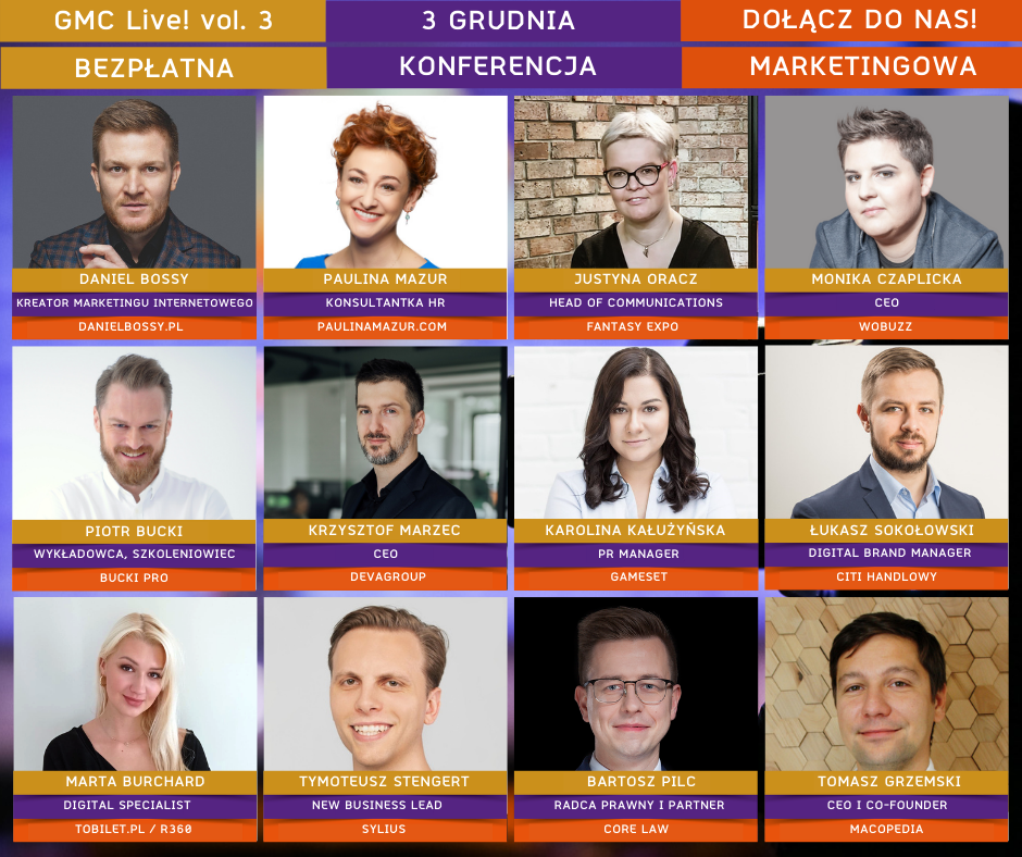 Grafika na SM z prelegentami (1)