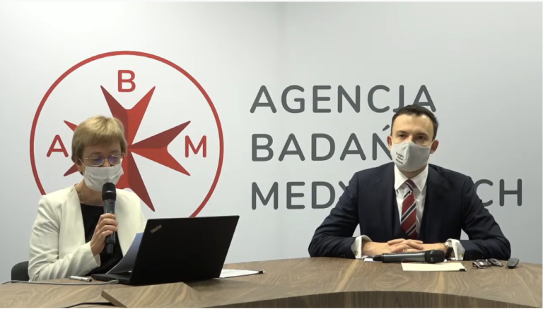 Agencja Badań Medycznych podsumowuje rok pracy i przedstawia plany na 2021r.