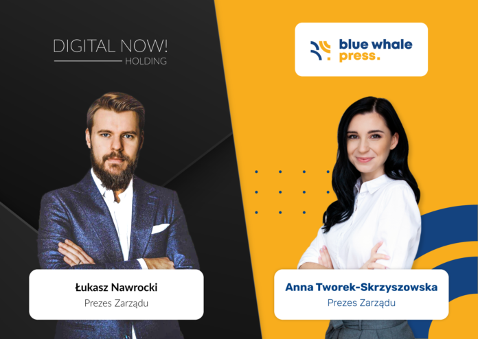 Digital Now! inwestuje w Blue Whale Press