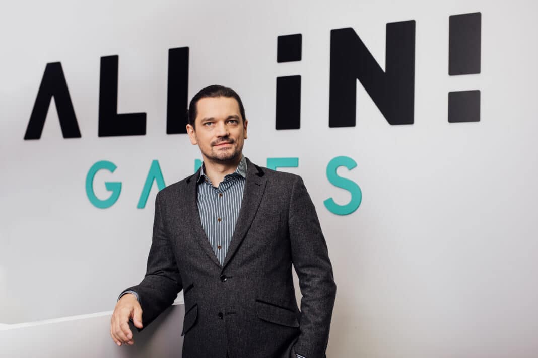 Piotr Żygadło, prezes All in! Games