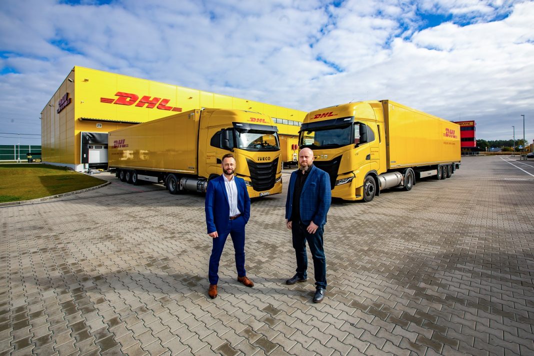 Mirosław Koszela, DHL Express i Jakub Adamkiewicz, DHL Fracht