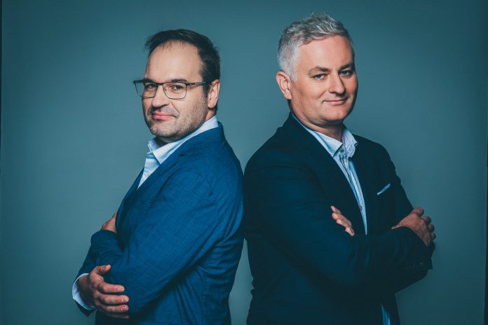 prof. Stefan Dziembowski i Piotr Sankowski