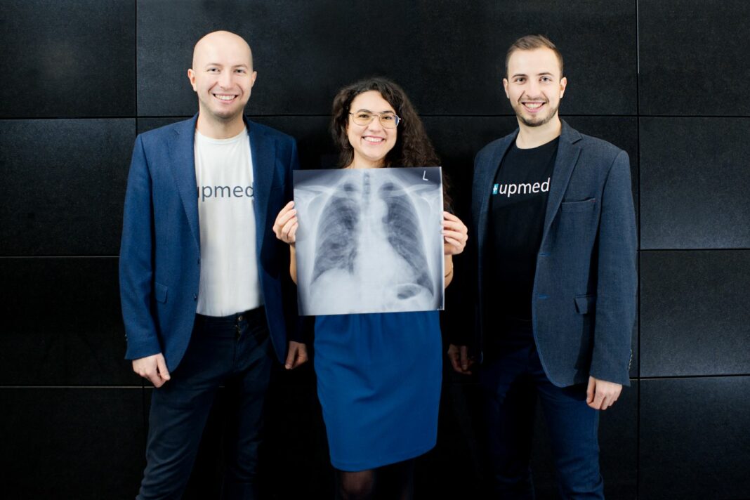Upmedic team (od lewej) Paweł Paczuski, Sophia Renteria, Krzysztof Paczuski