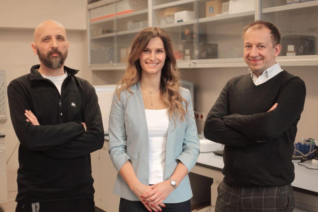Od lewej Michał Korostyński, Klaudia Szklarczyk_Smolana, Marcin Piechota