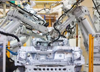 przemysł motoryzacja fabryka robot