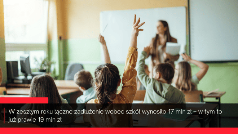 Przybywa długów i dłużników w systemie oświaty
