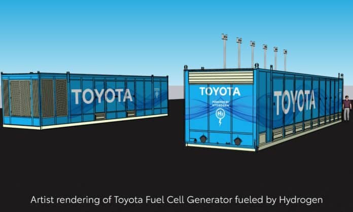 wodorowy magazyn energii z ogniwami paliwowymi Toyoty