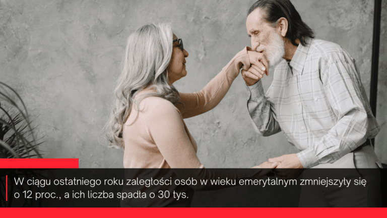 Spadają długi emerytów