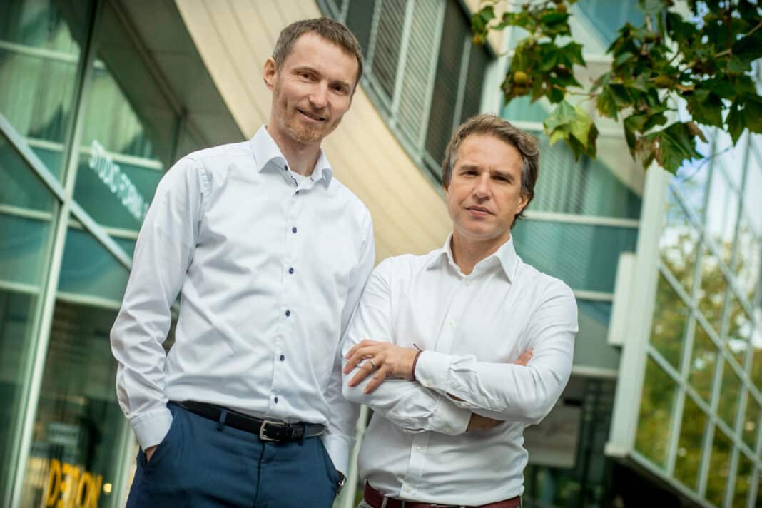 Od lewej Niilo Fredrikson, Marcin Strzałkowski