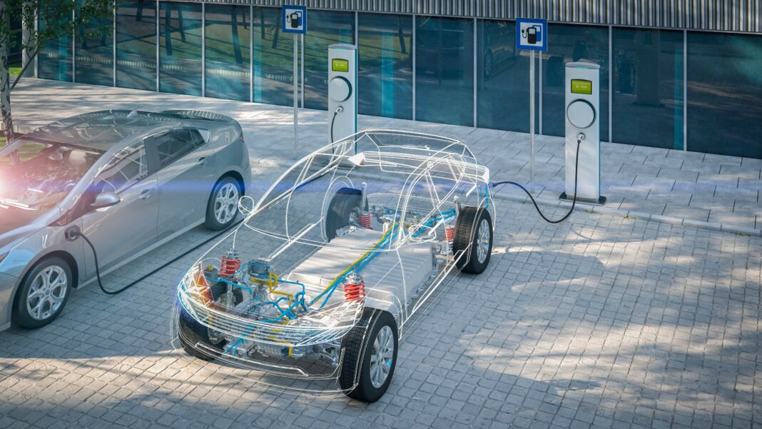 samochod elektryczny ładowarka
