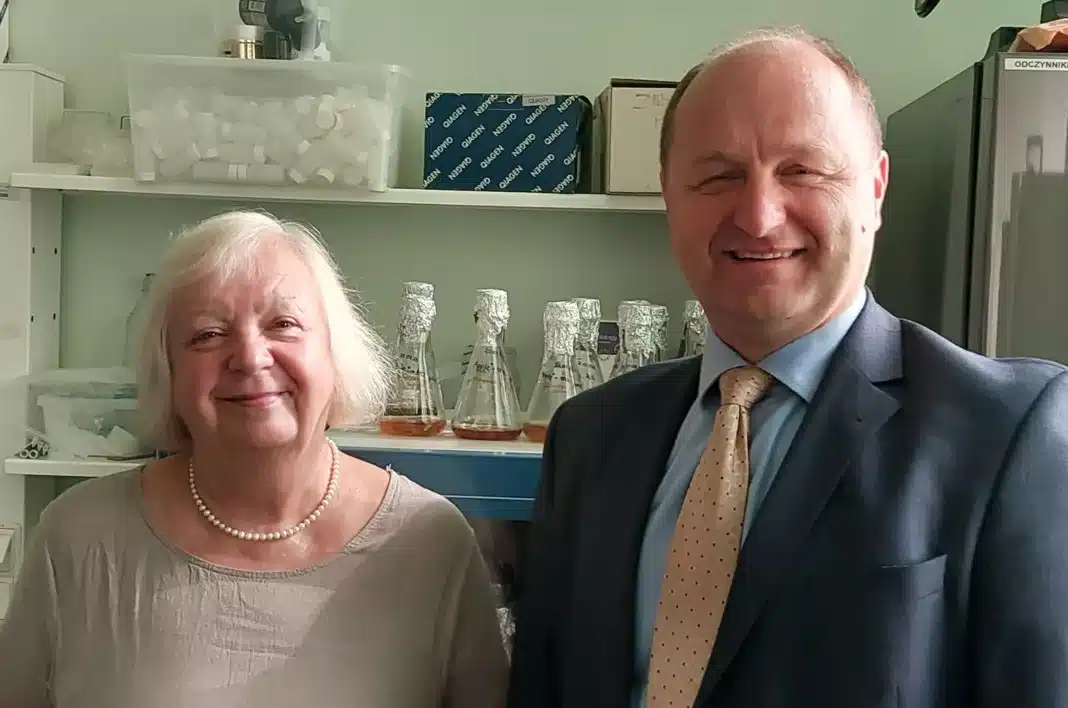 prof. Katarzyna Turnau i prof. Szczepan Zapotoczny