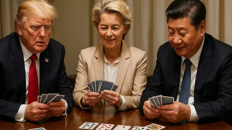 Transatlantycki poker: USA podbijają stawkę cłami – czy UE odpowie, sprawdzi czy spasuje?