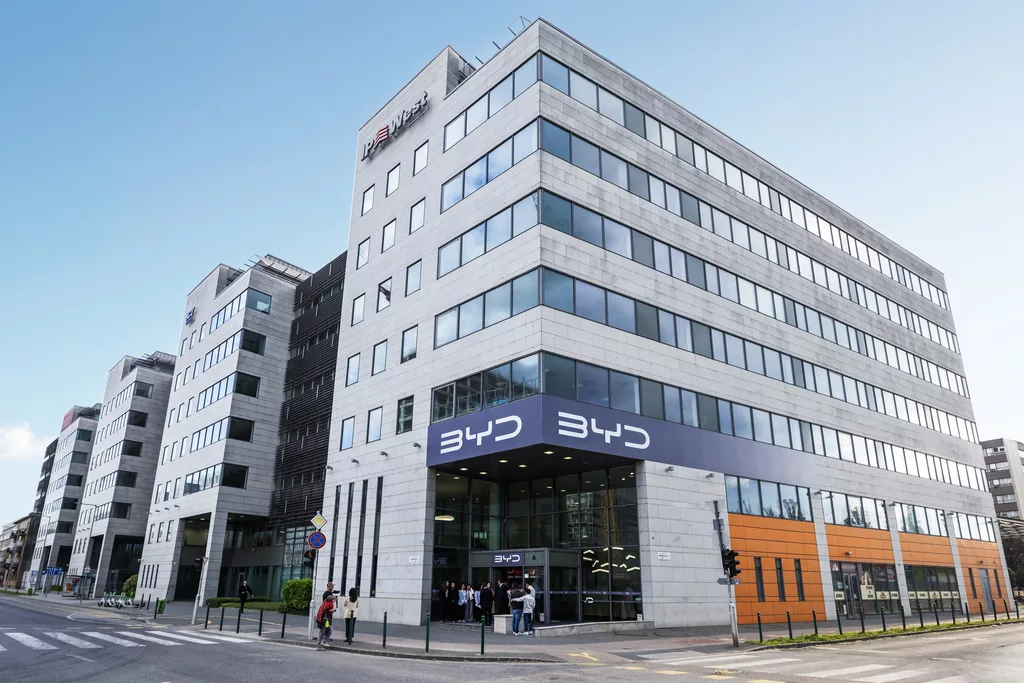 Europejska siedziba główna BYD w Budapeszcie